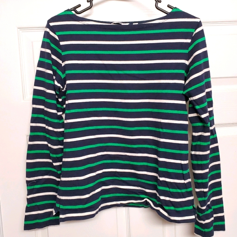 Uniqlo Stripe Scoop Neck Sweater Small